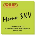 Samolepiace bločky neonov&eacute; zelen&eacute; Wiler 75mm x 75mm 100 listov