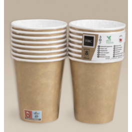 Papierov&eacute; eko poh&aacute;re 8ks 250ml