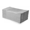 Papierov&eacute; uter&aacute;ky skladan&eacute; ZZ skladan&eacute; siv&eacute; 25x23cm 250ks 1-vrstvov&eacute; 
