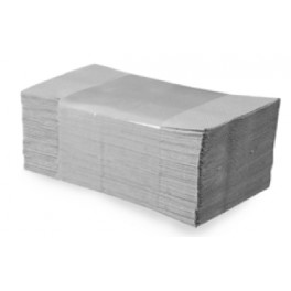 Papierov&eacute; uter&aacute;ky skladan&eacute; ZZ skladan&eacute; siv&eacute; 25x23cm 250ks 1-vrstvov&eacute; 