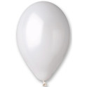 Metalick&eacute; bal&oacute;ny biele 100ks 25cm