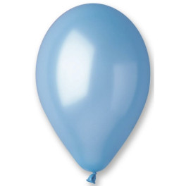 Metalick&eacute; bal&oacute;ny modr&eacute; 100ks 25cm
