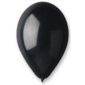 Metalick&eacute; bal&oacute;ny čierne 100ks 25cm