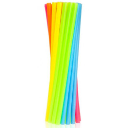 Slamky plastov&eacute; PP 240 x 9mm mix farieb 250ks