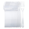 Vidlička transparentn&aacute; &ndash; 17,5 cm (opakovane použiteľn&aacute;) 50ks