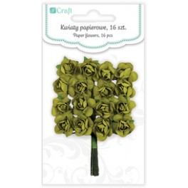 Papierov&eacute; kvety 16ks (2cm)