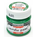 Akrylov&aacute; farba zelen&aacute; 50ml matn&aacute; Pentacolor