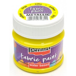 Farba na textil žlt&aacute; 50ml Pentacolor