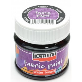 Farba na textil čierna 50ml Pentacolor