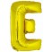 Zlat&yacute; f&oacute;liov&yacute; bal&oacute;n "E" 85cm