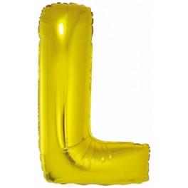 Zlat&yacute; f&oacute;liov&yacute; bal&oacute;n "L" 85cm