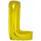 Zlat&yacute; f&oacute;liov&yacute; bal&oacute;n "L" 85cm