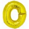 Zlat&yacute; f&oacute;liov&yacute; bal&oacute;n "O" 85cm