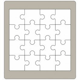 Kovov&aacute; matrica puzzle na r&ocirc;zne druhy materi&aacute;lov