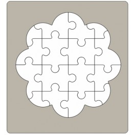 Kovov&aacute; matrica puzzle na r&ocirc;zne druhy materi&aacute;lov