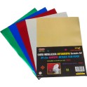 Samolepiaci papier metalick&yacute; 10ks 95gms A4
