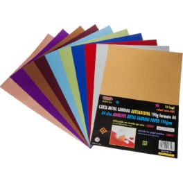 Samolepiaci papier pieskov&yacute; 10ks 190gms A4