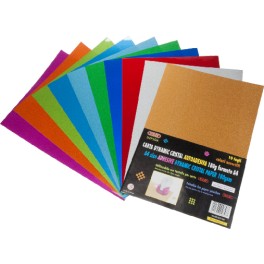 Samolepiaci papier metalick&yacute; 10ks 180gms A4