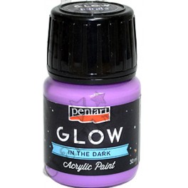 Akrylov&aacute; farba ne&oacute;nov&aacute; fialov&aacute; 30ml leskl&aacute; Pentacolor