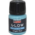 Akrylov&aacute; farba svietiaca v tme modr&aacute; 30ml Pentacolor
