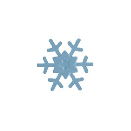 OZDOBN&Yacute; DIEROVAČ vločka 3,7cm Wiler