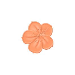 OZDOBN&Yacute; DIEROVAČ kvet 3,7cm Wiler