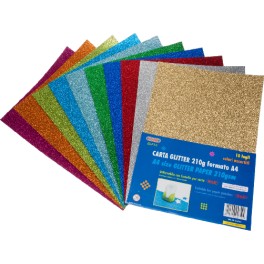 Glitrov&yacute; papier 10ks 210gms A4