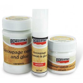 LEPIDLOV&Yacute; LAK NA DECOUPAGE &ndash; NA KERAMIKU 50ml PENTACOLOR