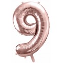 Bal&oacute;n v tvare č&iacute;sla 9 85cm