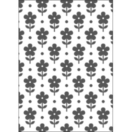 Embosovacia matrica kvety 108x140mm