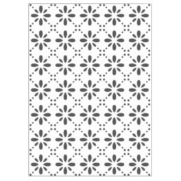 Embosovacia matrica kvety 108x140mm