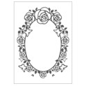 Embosovacia matrica kvety 128x180mm