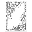 Embosovacia matrica kvety 108x140mm