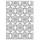 Embosovacia matrica kvety 108x140mm