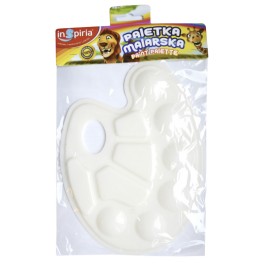 Biela plastov&aacute; paleta na farby INSPIRIA