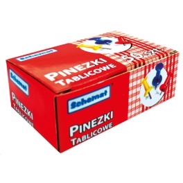 Prip&iacute;načky do korkovej tebule 100ks