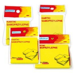 Balenie obsahuje bločky žltej farby.  Rozmer: 76x76mm Počet listov: 100 