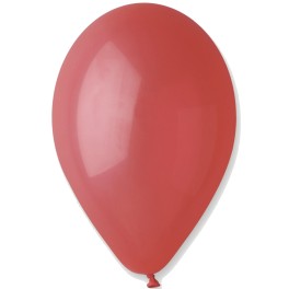 Bal&oacute;ny červen&eacute; 100ks 25cm