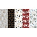 Baliaci papier v rolke 50ks 70x200cm 5 vzorov
