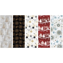 Baliaci papier v rolke 50ks 70x200cm 5 vzorov