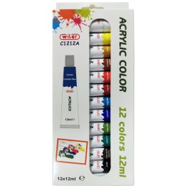 Akrylov&aacute; farba biela 50ml matn&aacute; Pentacolor 