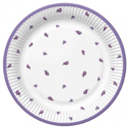 Papierov&yacute; tanier JEDNOROŽEC 23cm 6ks